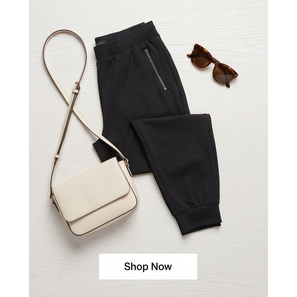Torrid 4 Womens Black Ponte Zipper Pocket Jogger‎ Pants Size 4X Plus NWT - Picture 11 of 11